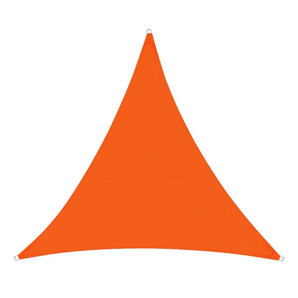KARAT Sonnensegel Wasserabweisend / Dreieckig / Orange / 3 x 3 x 3 m Image