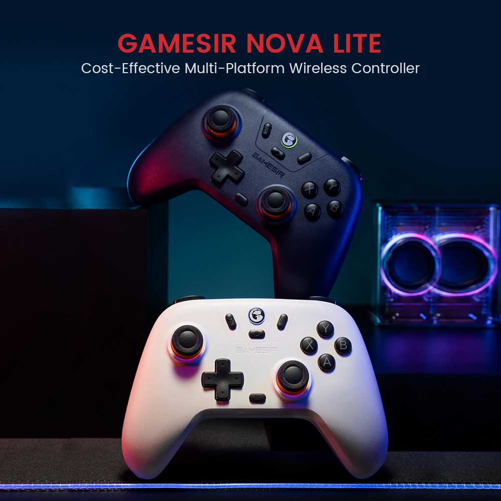 GameSir Nova Lite Wireless Gamepad Controller mit Bluetooth, Dongle, verkabelt für Switch, Android, IOS, PC und Steam Games Image