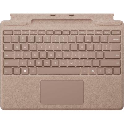 MICROSOFT Tastatur mit Touchpad "Surface Pro Keyboard mit Stiftaufbewahrung", beige (sand), B:28,91cm H:0,48cm T:22,61cm, Tastaturen
