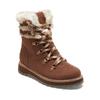 Winterboots ROXY "Brandi", Gr. 6(36), braun (chocolate), Obermaterial: 84% Leder, 12% Chemiefaser-Textil, 4% Metall / Futter: 100% Chemiefaser-Textil / Außensohle: 100% Gummi, Schuhe