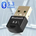 Adattatore Bluetooth per PC Usb Bluetooth 5.3 Dongle Ricevitore Bluetooth 5.0 per altoparlante Mouse Tastiera Trasmettitore audio musicale