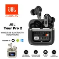JBL Tour Pro 2 Auricolari Bluetooth True Wireless con cancellazione del rumore con display intelligente a LED Auricolari Bluetooth JBL Tour Pro2