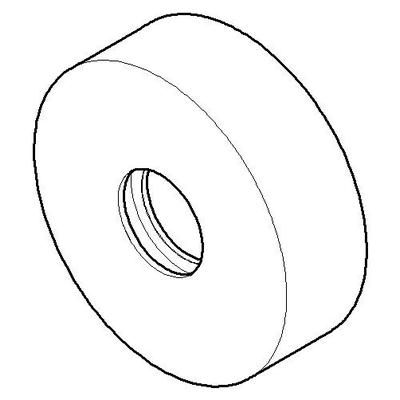 Dornbracht Rosette Ersatzteile 092789000 D. 57 x D. 19 x 18 mm Chrom 092789000-00 Image