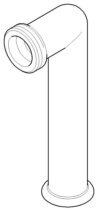 Dornbracht Anschluss Ersatzteile 091104016 121 x 47 x 28 mm Messing gebürstet (23kt Gold) 091104016-28 Image