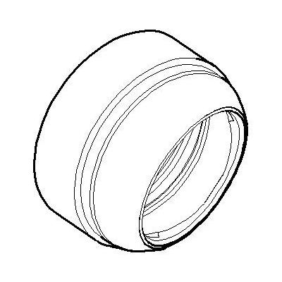 Dornbracht Haube Ersatzteile 092830029 D. 38 x 23 mm Chrom 092830029-00 Image
