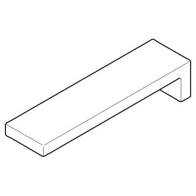 Dornbracht Griff Ersatzteile 092078010 86 x 18 x 22,5 mm Messing gebürstet (23kt Gold) 092078010-28 Image