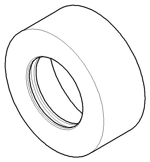 Dornbracht Rosette Ersatzteile 092762004 D. 60 x 25 mm Platin 092762004-08 Image