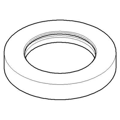 Dornbracht Rosette Ersatzteile 092810055 D. 60 x D. 38,2 x 10 mm Dark Platinum gebürstet 092810055-99 Image