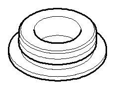 Dornbracht Stopfen Ersatzteile 093120014 M20 x 1 Messing gebürstet (23kt Gold) 093120014-28 Image