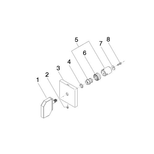 Dornbracht Zubehör Ersatzteile 90207006297 Chrom 90207006297-00