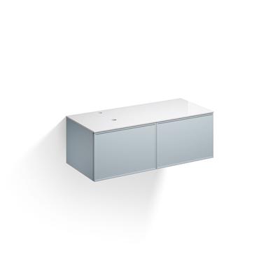 Alape Möbelmodul Arkta 6016127 1200x400 Carrara/Türkisgrau 6016127253 Image