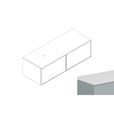 Alape Möbelmodul Arkta 6018137 1400x400 Weiß/Türkisgrau 6018137153 Image