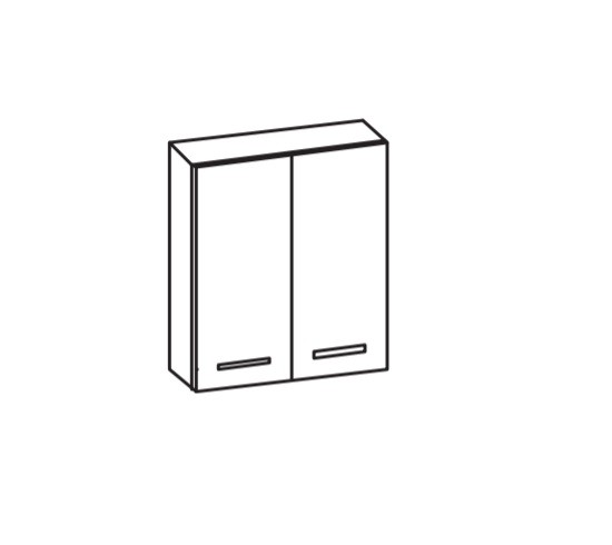 Artiqua 400 Wandschrank, Eiche Ribbeck quer NB, 400-OST-1-60-17-7187-444 400-OST-1-60-17-7187-444 Image