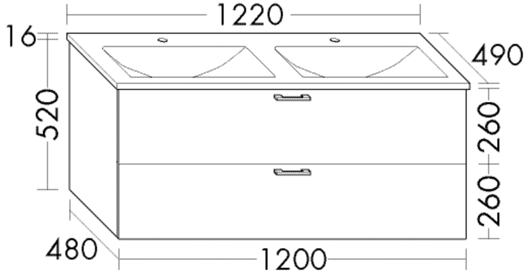 Burgbad Mineralguss Waschtisch-Set Sys30 PG4 Sana Schilf Hochglanz/Weiß Velvet, SFGN122F3362C0037 SFGN122F3362C0037 Image