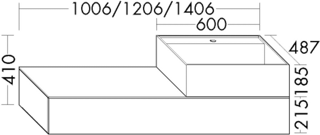 Burgbad Mineralguss Waschtisch-Set rc40 System PG2 Schilf Ultramatt/Alpinweiss, SFYJ120LF5777C0001 SFYJ120LF5777C0001 Image