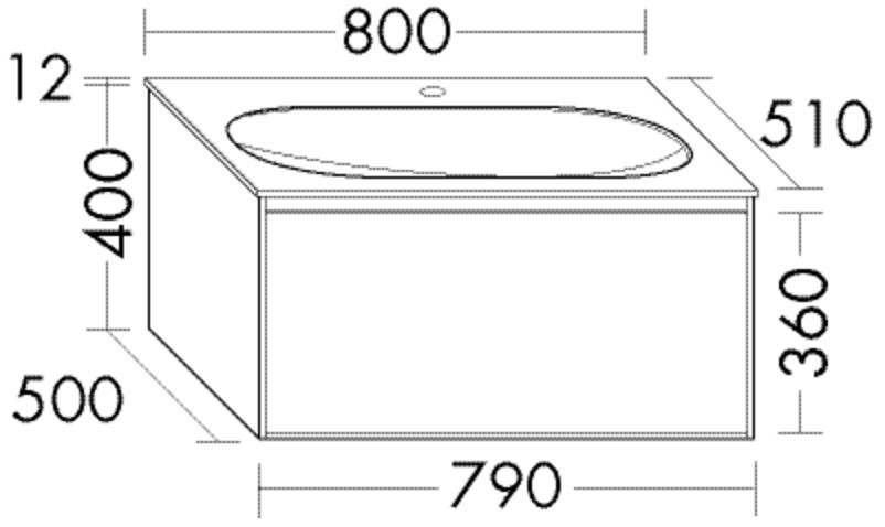 Burgbad Glas Waschtisch-Set rc40 Salbeigrau Hochglanz/Schilf Hochglanz, SGAP080F5965A0048 SGAP080F5965A0048 Image