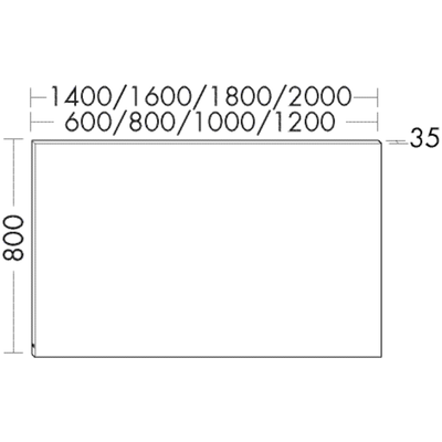 Burgbad Leuchtspiegel Sys30 PG2 Echo 800x1000x35 Sys30 PG2 Echo, SIFL100R470 SIFL100R470 Image