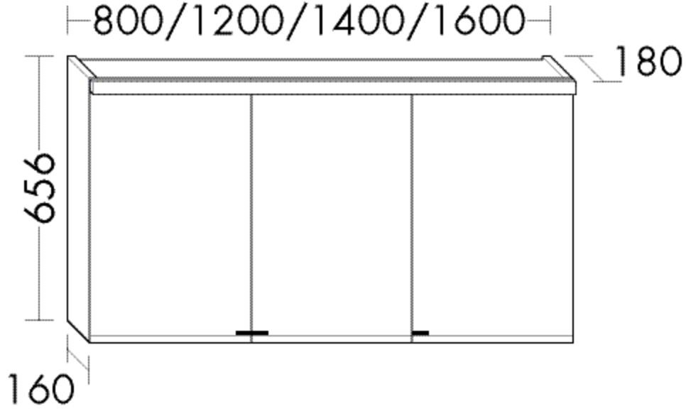 Burgbad Spiegelschrank Sys30 PG4 Sana 656x1200x180 Dunkelgrau Ultramatt, SPHJ120LF5771 SPHJ120LF5771 Image