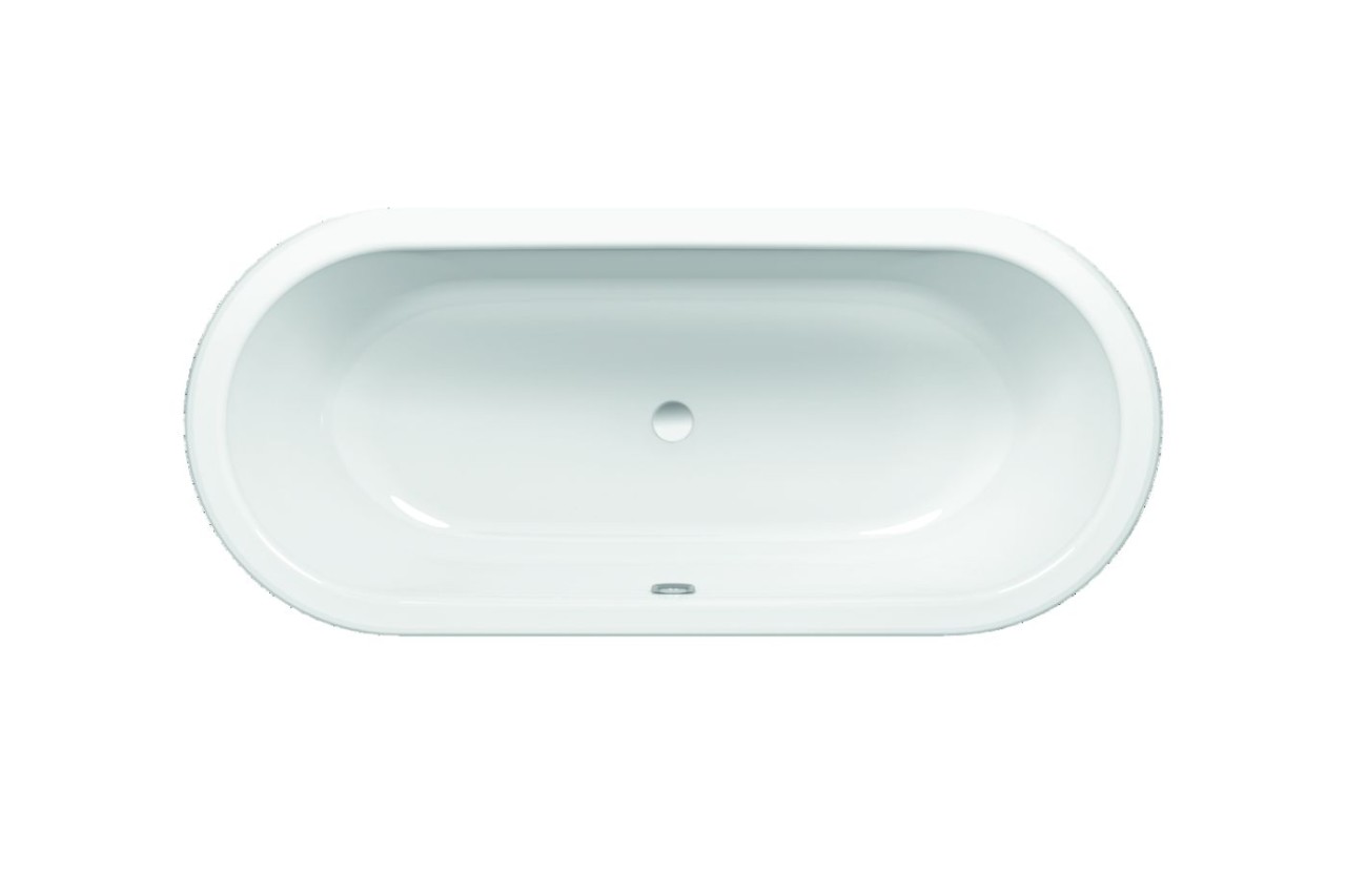 Bette Oval-Badewanne Starlet Flair 8772, 158x68x42 cm snow GlasurPlus, 8772-440PLUS 8772-440PLUS Image