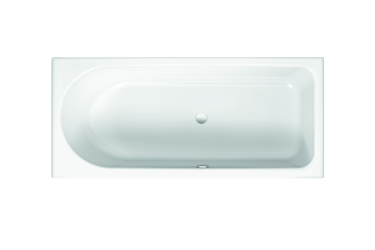 Bette Rechteck-Badewanne Ocean 8865, 170x80x45 cm FE re Überlauf vorne weiß 1 Griffbohrung, 8865-000 8865-0001GR Image