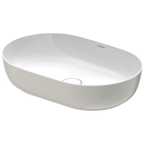 Duravit Luv Aufsatzbecken Weiß Hochglanz / Grau Seidenmatt, 600 mm - 03796023001 03796023001