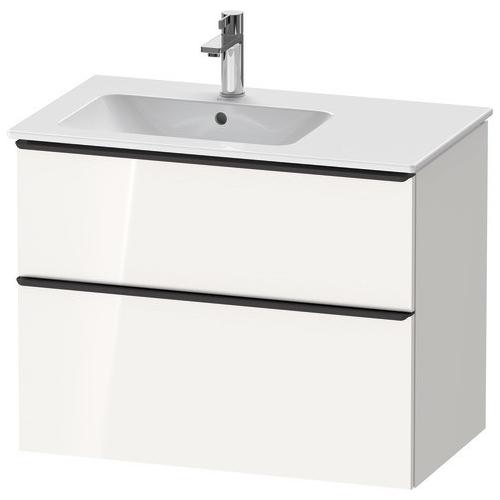 Duravit D-Neo Waschtischunterbau wandhängend Nussbaum dunkel Matt 810x462x625 mm - DE4366034210000 DE4366034210000