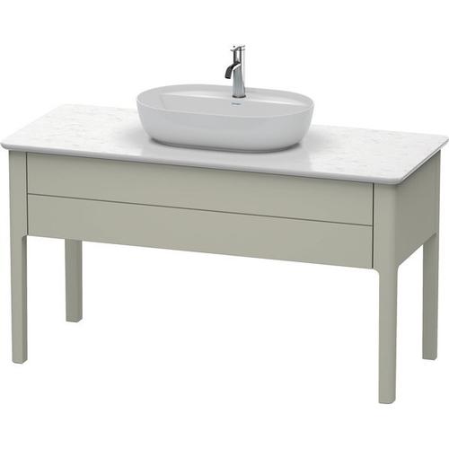 Duravit Luv Konsolenwaschtischunterbau bodenstehend Taupe Seidenmatt 1338x570x743 mm - LU956106060 LU956106060