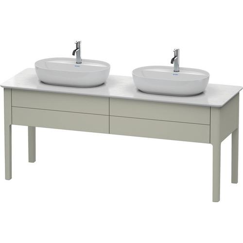 Duravit Luv Konsolenwaschtischunterbau bodenstehend Taupe Seidenmatt 1733x570x743 mm - LU9562B6060 LU9562B6060