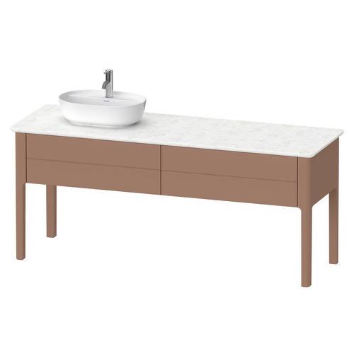 Duravit Luv Konsolenwaschtischunterbau bodenstehend Mandel Seidenmatt 1733x570x743 mm - LU9563L5454 LU9563L5454