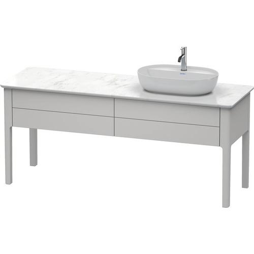 Duravit Luv Konsolenwaschtischunterbau bodenstehend Nordic Weiß Seidenmatt 1733x570x743 mm - LU9563R LU9563R3939