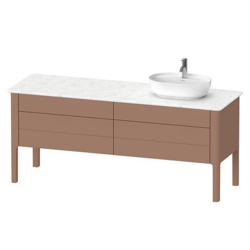 Duravit Luv Konsolenwaschtischunterbau bodenstehend Mandel Seidenmatt 1733x570x743 mm - LU9568R5454 LU9568R5454