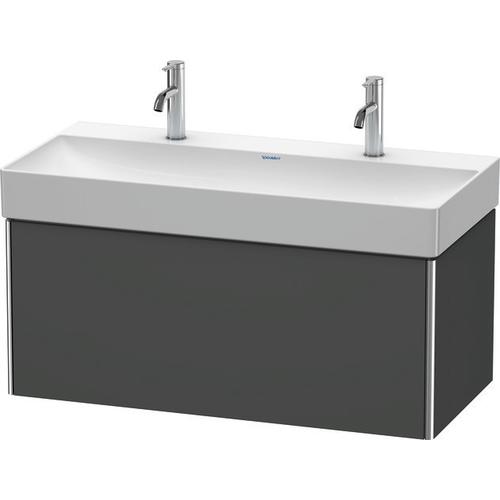 Duravit XSquare Waschtischunterbau wandhängend Graphit Matt 984x460x397 mm - XS406304949 XS406304949