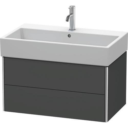 Duravit XSquare Waschtischunterbau wandhängend Graphit Matt 784x460x397 mm - XS4195049490E00 XS4195049490E00