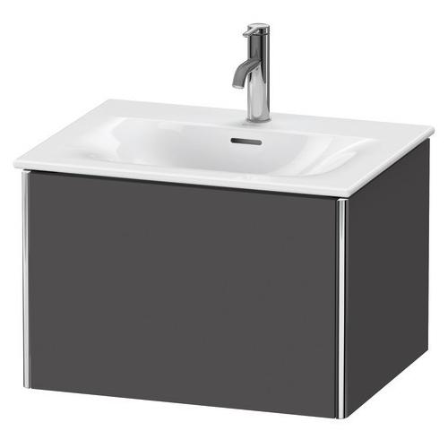 Duravit XSquare Waschtischunterbau wandhängend Graphit Matt 610x478x397 mm - XS422204949 XS422204949