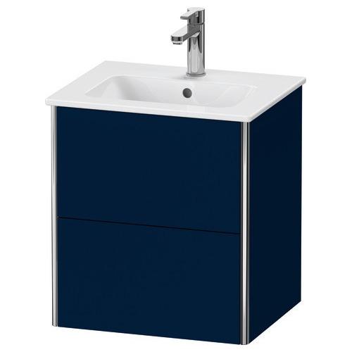 Duravit XSquare Waschtischunterbau wandhängend Nachtblau Seidenmatt 510x418x560 mm - XS430609898 XS430609898