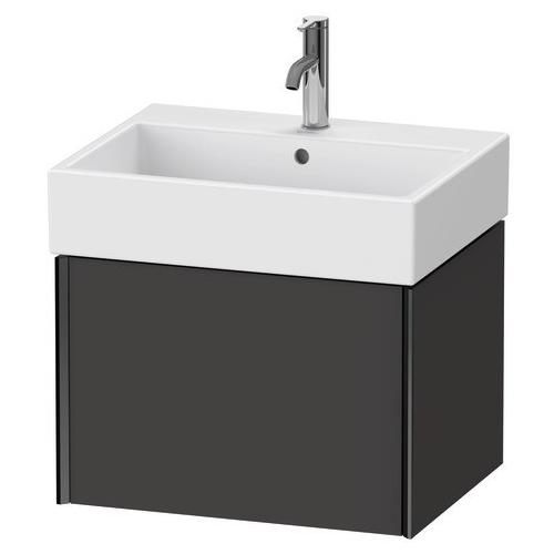 Duravit XViu Waschtischunterbau wandhängend Graphit Supermatt 584x454x397 mm - XV42340B2800E00 XV42340B2800E00