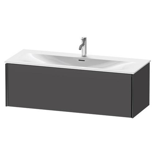 Duravit XViu Waschtischunterbau wandhängend Graphit Matt 1210x480x397 mm - XV40360B2490E00 XV40360B2490E00