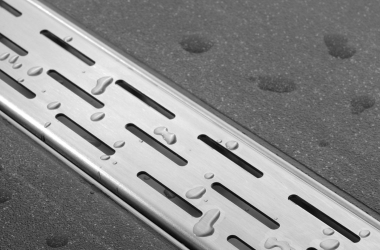 ESS Easy Drain Compact FF 160 cm, 50 mm Sperrwasserh., einteiliges Rost, EDCOMFF 1600-50 EDCOMFF1600-50 Image