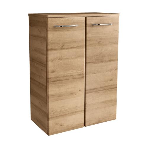 Fackelmann MILANO Doppel-Midischrank 60,5x83x32 AsEi, 2T, 84262 84262