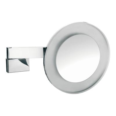 emco LED-Kosmetikspiegel prestige 2 -armig, 3-fach, rund, Direktanschluss, Schalter, Farbwechsel, D: 109606028 Image