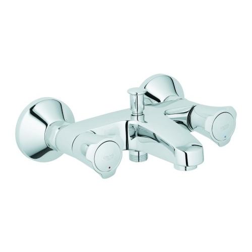 GROHE Zweigriff-Wannenbatterie Costa 25450 DN15 Wandmontage chrom 25450001