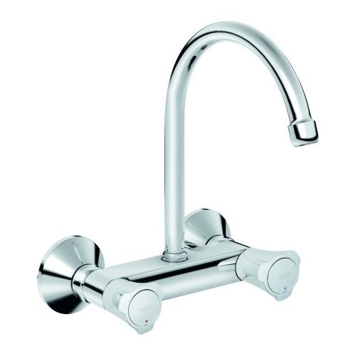 GROHE Spültisch-Wandbatterie Costa 31191_1 Bogenauslauf chrom, 31191001 31191001