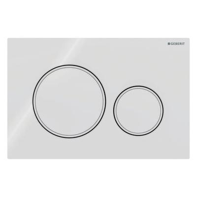 Geberit Betätigungsplatte Sigma20, für 2-Mengen-Spülung weiß, weiß matt, 115882111 115882111 Image