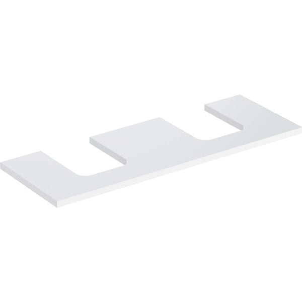 Geberit ONE Waschtisch-Platte, Ausschnitt rechts und links, für Aufsatzwaschtisch Schalenform 505276001 Image
