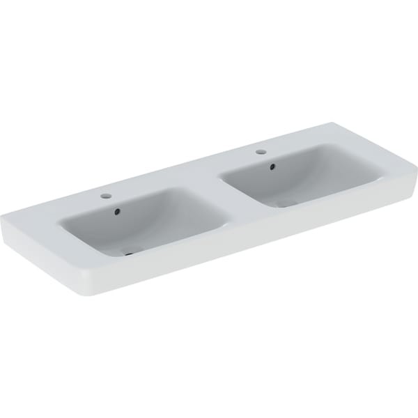 Geberit Renova Plan Doppelwaschtisch 130x48cm 501710008