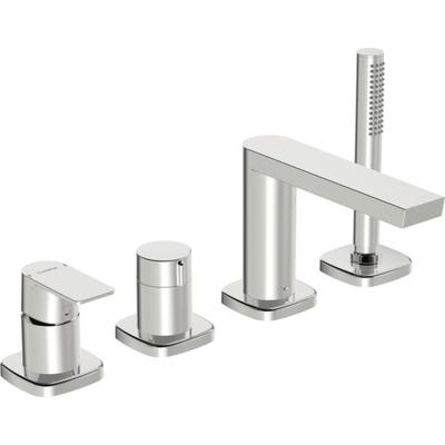 Hansa Wannenarmatur Unterputz HANSASTELA 5730 Ros. soft edge chr 57302173 Image