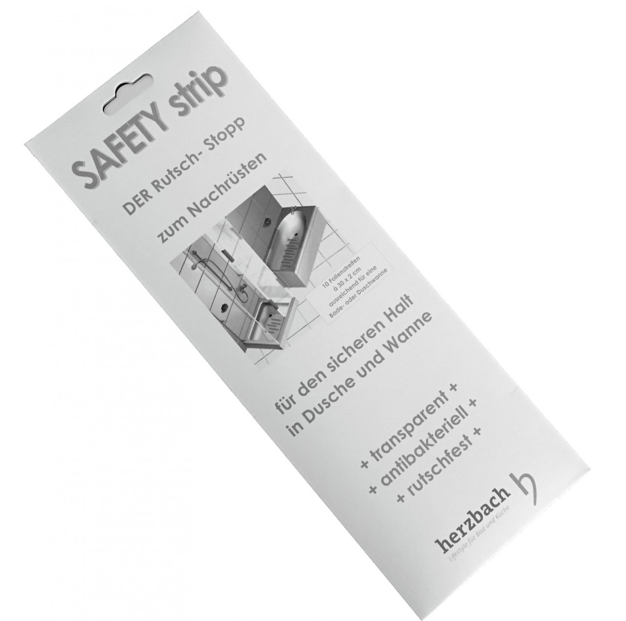 Herzbach Basic Safety Strip 10 Streifen á 30cm x 2cm, 59.470000.1.09 59.470000.1.09 Image