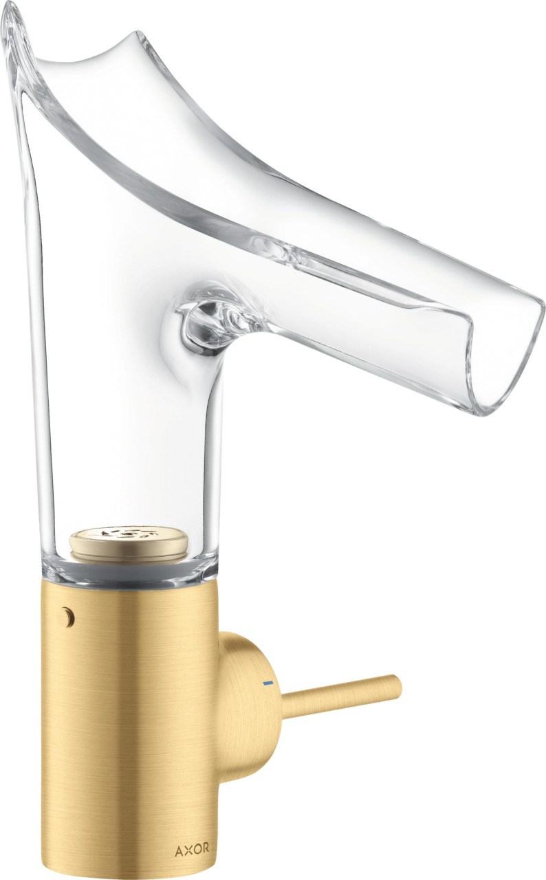 Hansgrohe Waschtischmischer Axor Starck V Brushed Gold Optic 12112250 Image