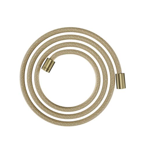 Hansgrohe Textilbrauseschlauch Axor 2000mm mit zylindrischen Muttern, brushed brass, 28291950 28291950