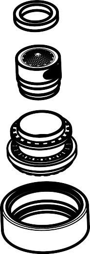 Hansgrohe Strahlformer Metris Spültischmischer chrom, 92183000 92183000 Image